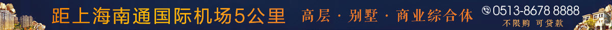 距上海南通國(guó)際機(jī)場(chǎng)5公里 空港佳作 一線紅利